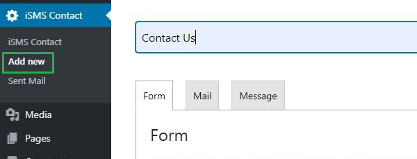 Configure WordPress iSMS Contact Form Plugin Philippines