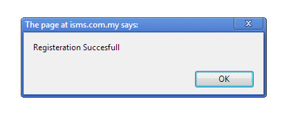 Registration Success