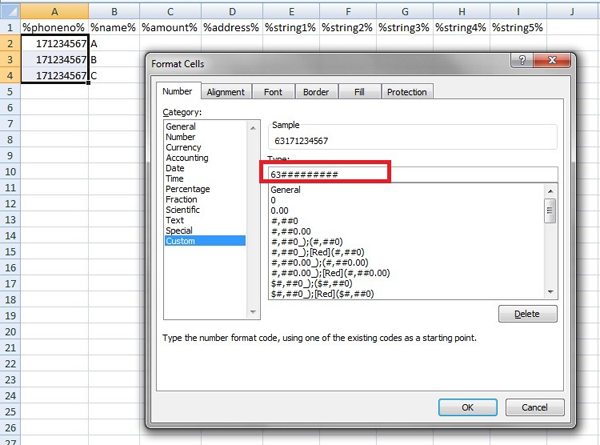 Bulk SMS End User Guide How to Create CSV File in Excel